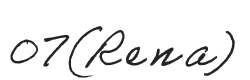 07(Rena) Official website